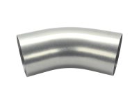 4 inch 45 degree thick wall butt weld elbow with tangents vacuum fitting