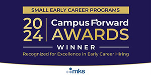 MKS Instruments 2024 Campus Forward Award graphic